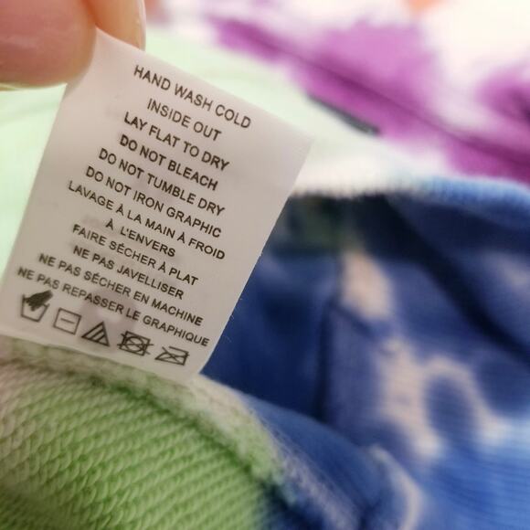 Spiritual Gangster x Peloton Unisex Tie Dye Hoodie Pullover Sweater - Picture 12 of 13